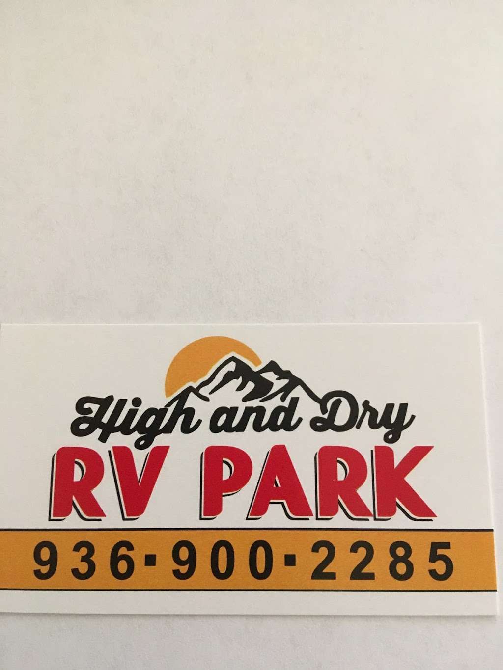 High and Dry RV Park | 226 Hall Dr S, Montgomery, TX 77316, USA | Phone: (936) 900-2285