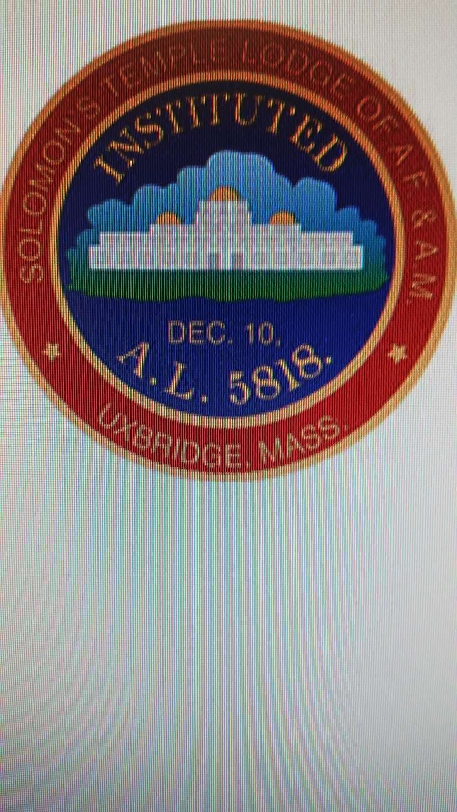 Solomons Temple Lodge | 20 Court St, Uxbridge, MA 01569, USA