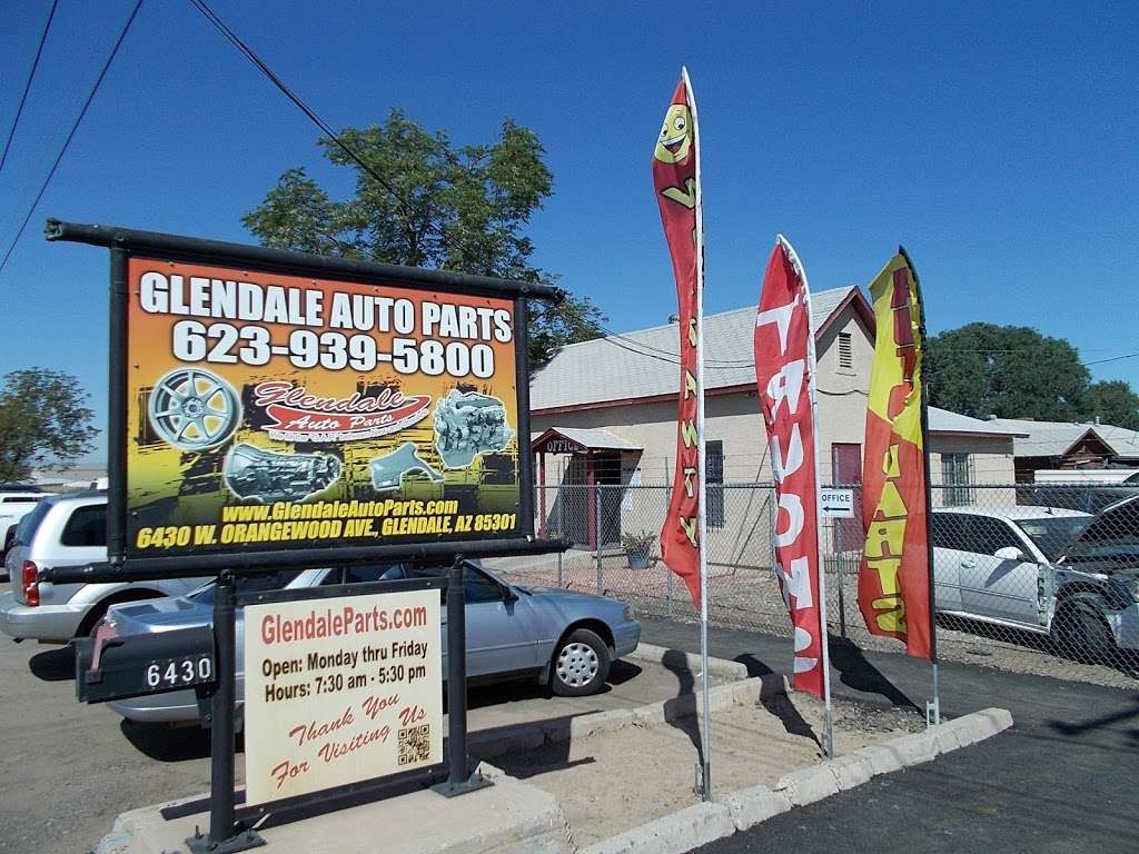 Glendale Auto Parts and Auto Wrecking | 6430 W Orangewood Ave, Glendale, AZ 85301, USA | Phone: (623) 939-5800