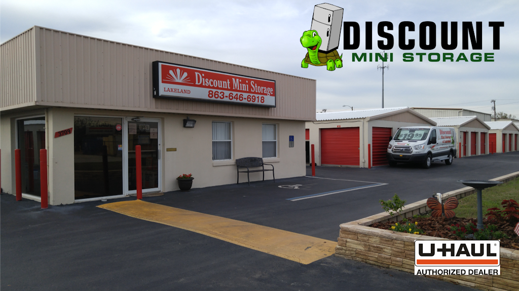 Discount Mini Storage Lakeland | 3709 Ventura Dr E, Lakeland, FL 33811, USA | Phone: (863) 646-6918