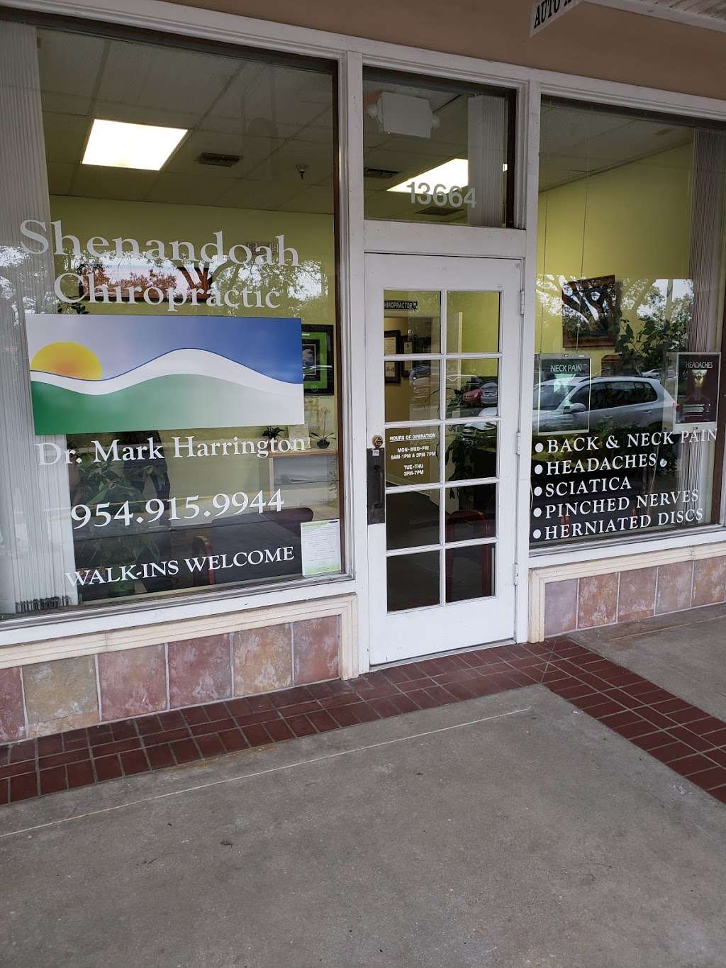 Shenandoah Chiropractic Center 13664 W State Rd 84 Davie Fl 33325 Usa