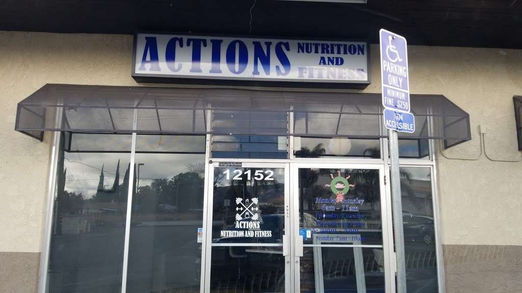 Actions Nutrition and Fitness | 12152 4th St, Yucaipa, CA 92399