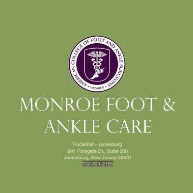 Monroe Foot & Ankle Care | 241 Forsgate Dr #206, Jamesburg, NJ 08831 | Phone: (732) 521-2155