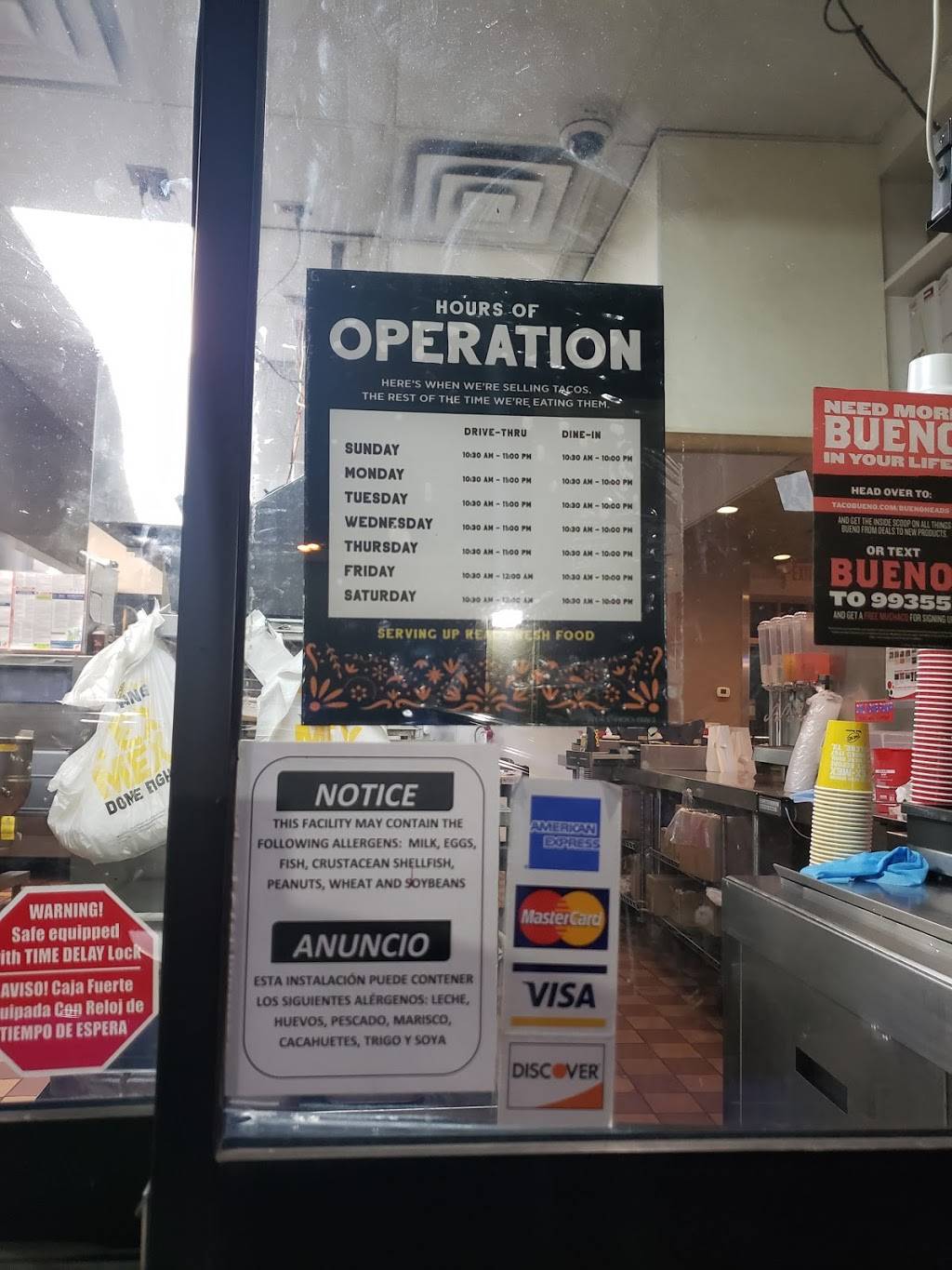 Taco Bueno | 1945 Frankford Rd E, Carrollton, TX 75007, USA | Phone: (972) 394-0287