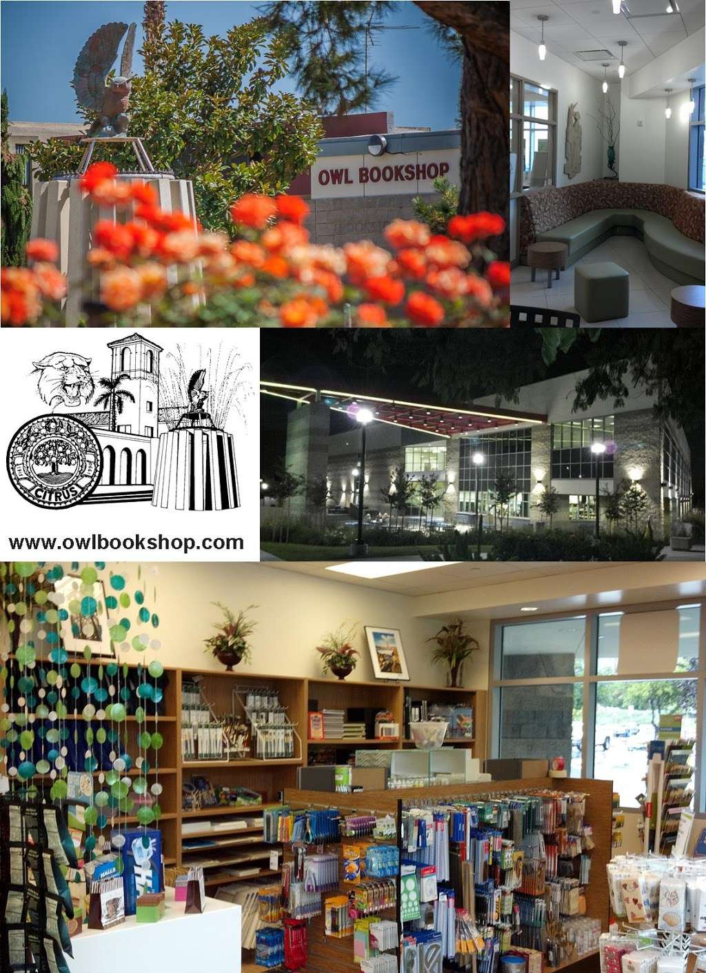 Owl Bookshop Citrus College | 1000 W Foothill Blvd, Glendora, CA 91741 | Phone: (626) 914-8620