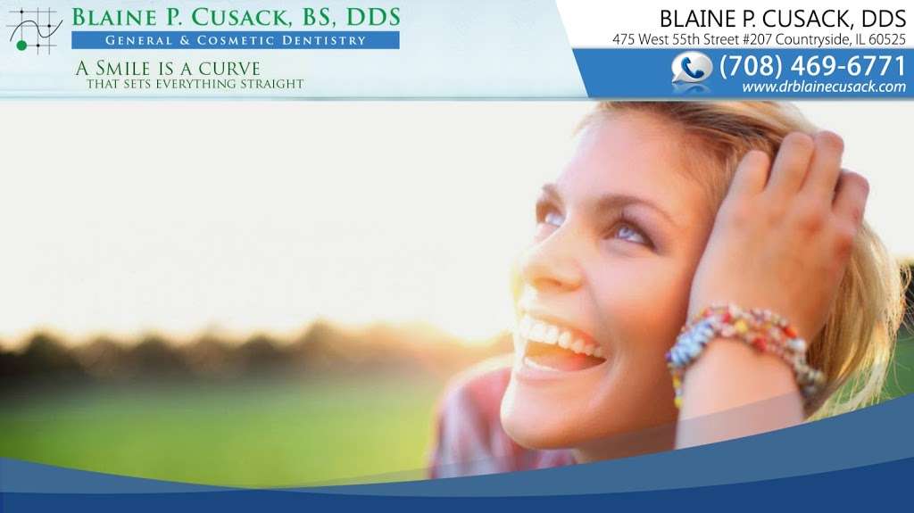 Blaine P. Cusack, DDS | 475 W 55th St #207, Countryside, IL 60525 | Phone: (708) 469-6771