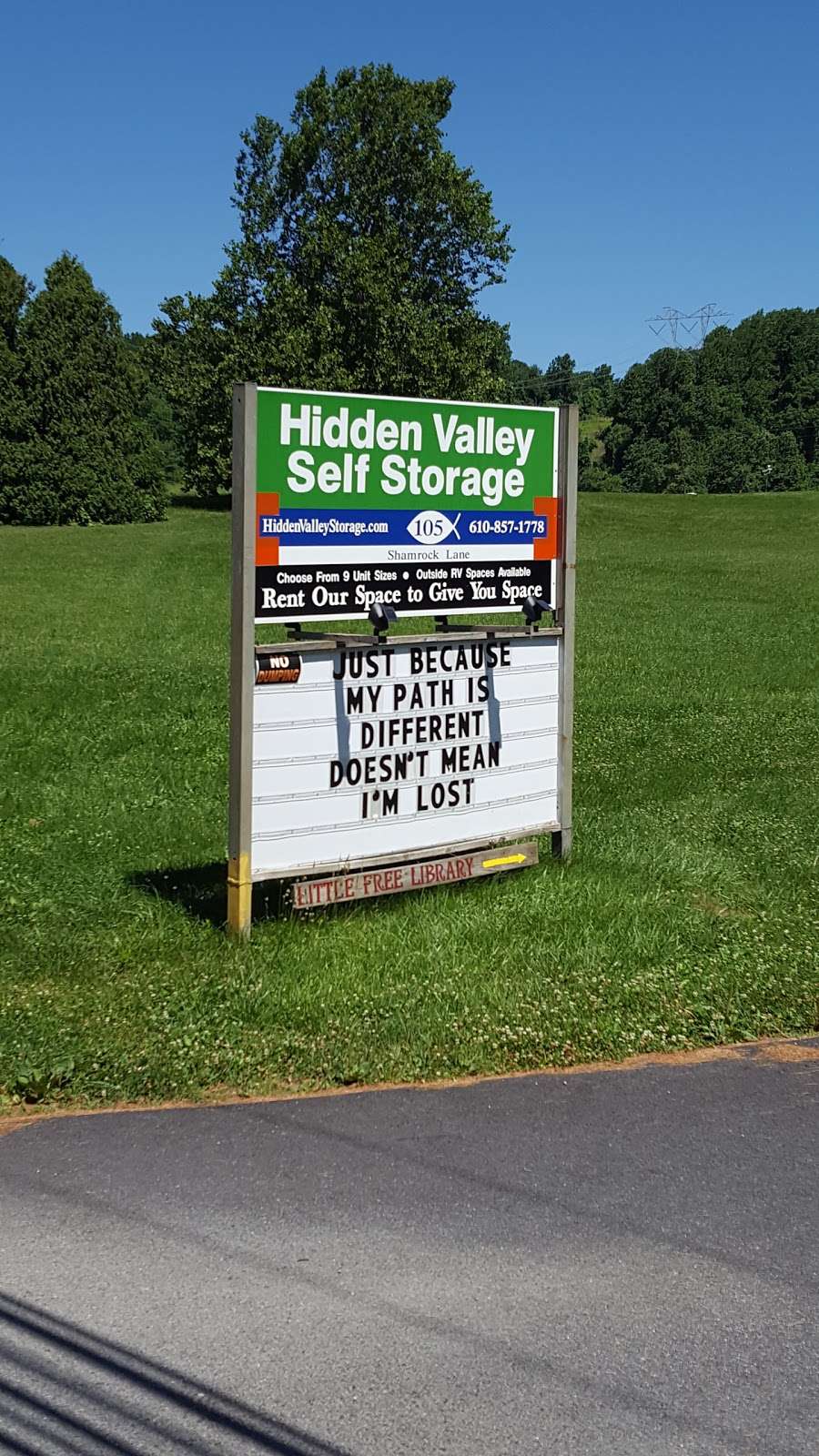 Hidden Valley Self Storage | 150 Shamrock Ln, Parkesburg, PA 19365 | Phone: (610) 857-1778