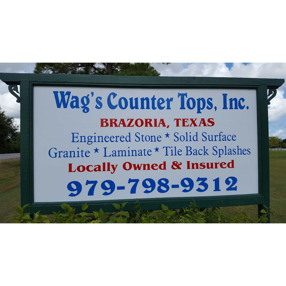 Wags Counter Tops Inc | 1312 County Rd 799, Brazoria, TX 77422, USA | Phone: (979) 798-9312