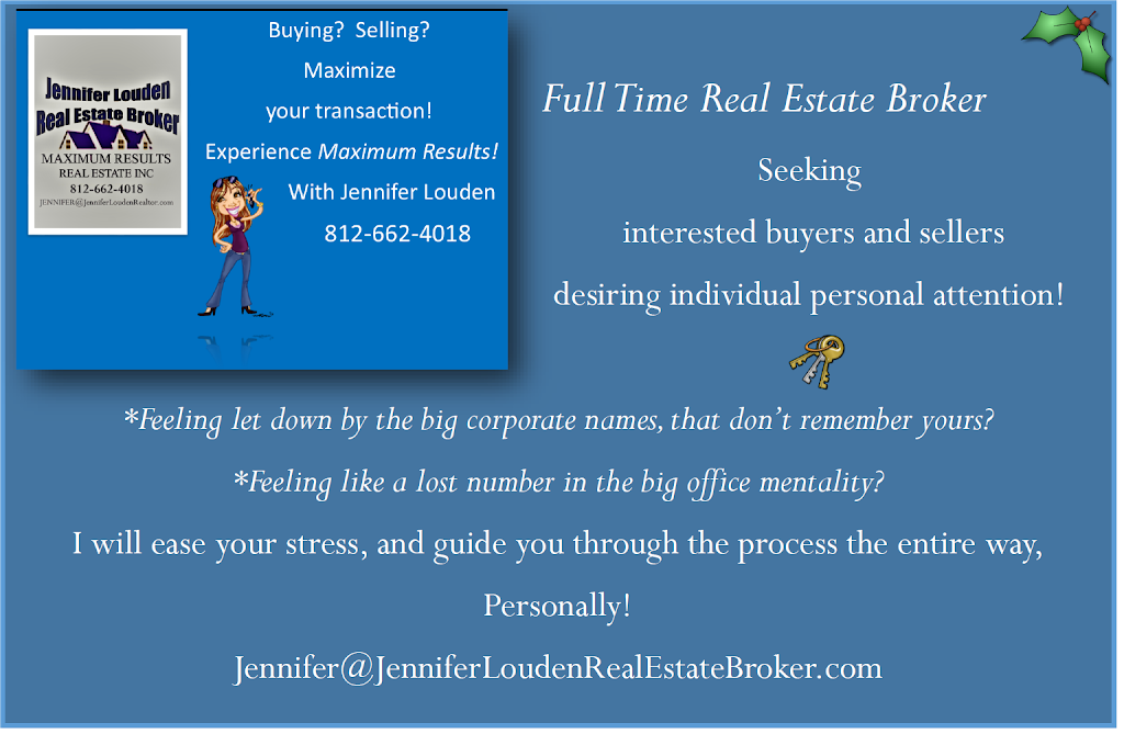 Jennifer Louden: Full Time Real Estate Broker at Maximum Results | 1228 Westridge Pkwy, Greensburg, IN 47240, USA | Phone: (812) 662-4018