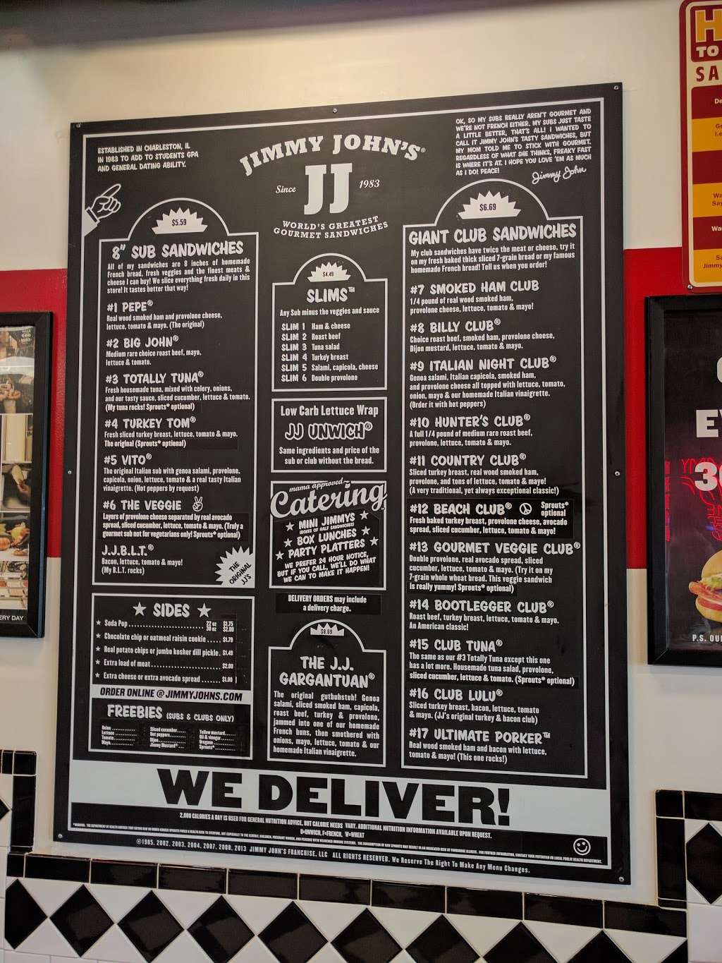 Jimmy Johns | 515 Bedford Rd, Morris, IL 60450 | Phone: (815) 941-1801