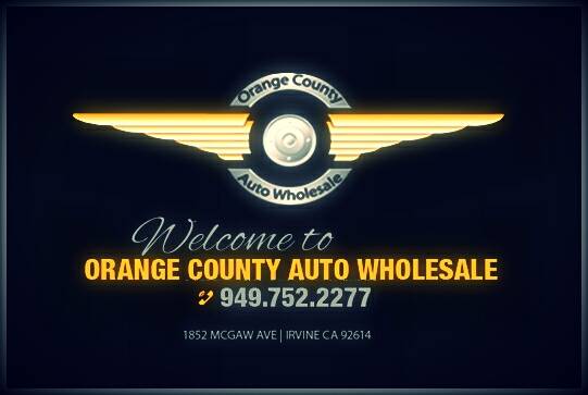 Orange County Auto Wholesale | 1852 McGaw Ave, Irvine, CA 92614, USA | Phone: (949) 752-2277