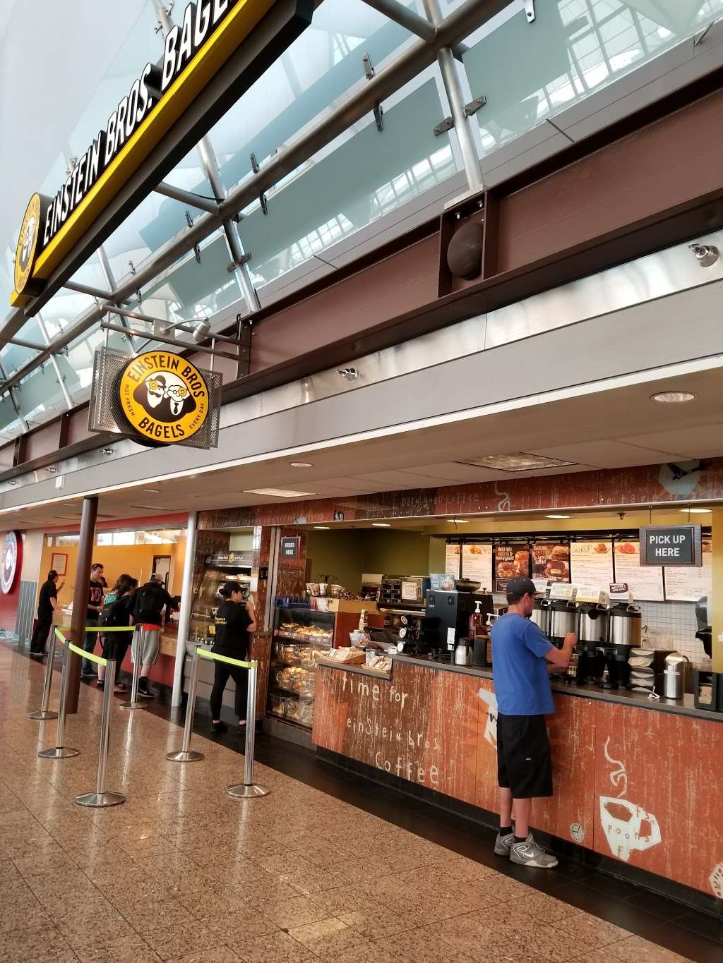 Einstein Bros. Bagels | Pre-Security, 8500 Peña Blvd, Denver, CO 80249, USA | Phone: (303) 342-6778