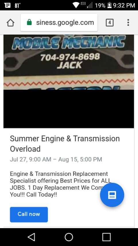 Gaston Roadside Assistance & Mobile Mechanic | 4026 Chestnut Woods Dr, Kings Mountain, NC 28086, USA | Phone: (704) 974-8698