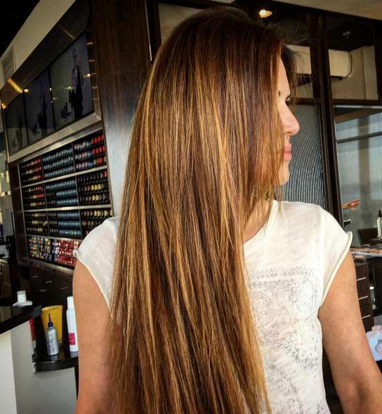 Rich Low Hair at Serandi Salon | #100, 3267, 1833 S Coast Hwy, Laguna Beach, CA 92651, USA | Phone: (949) 257-9735