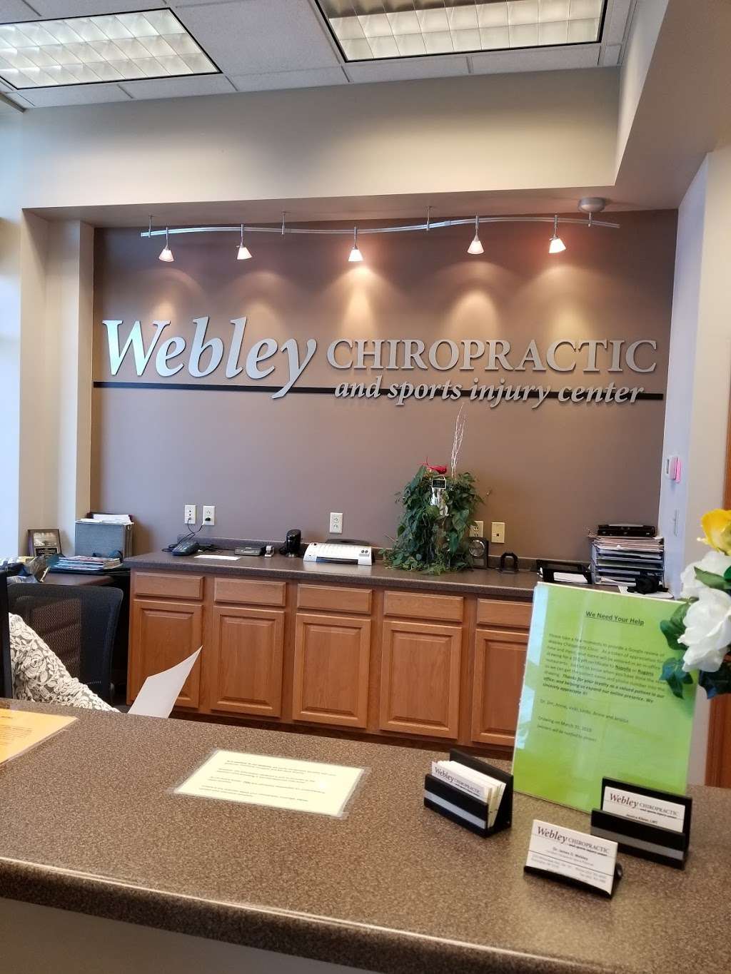 Webley Chiropractic and Sports Injury Center | 1050 Milwaukee Ave # 101, Burlington, WI 53105, USA | Phone: (262) 763-6000