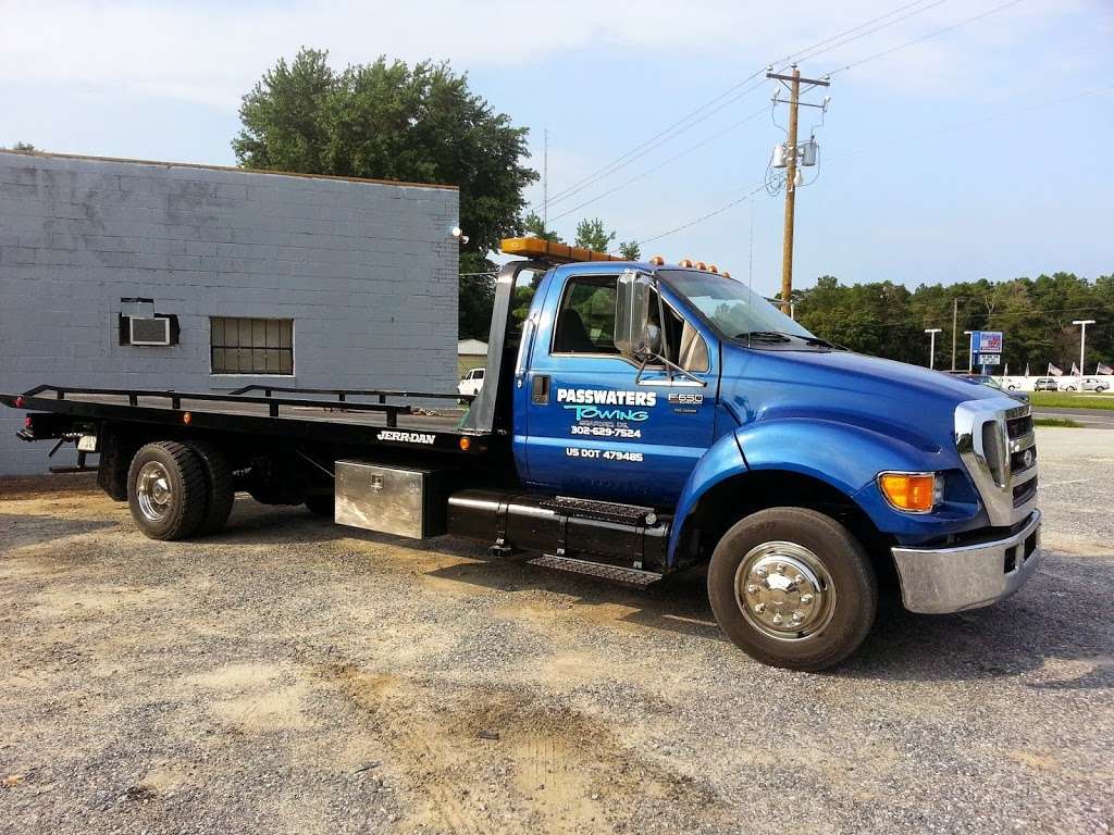 Passwaters Towing | 26822 Sussex Hwy, Seaford, DE 19973, USA | Phone: (302) 245-9114