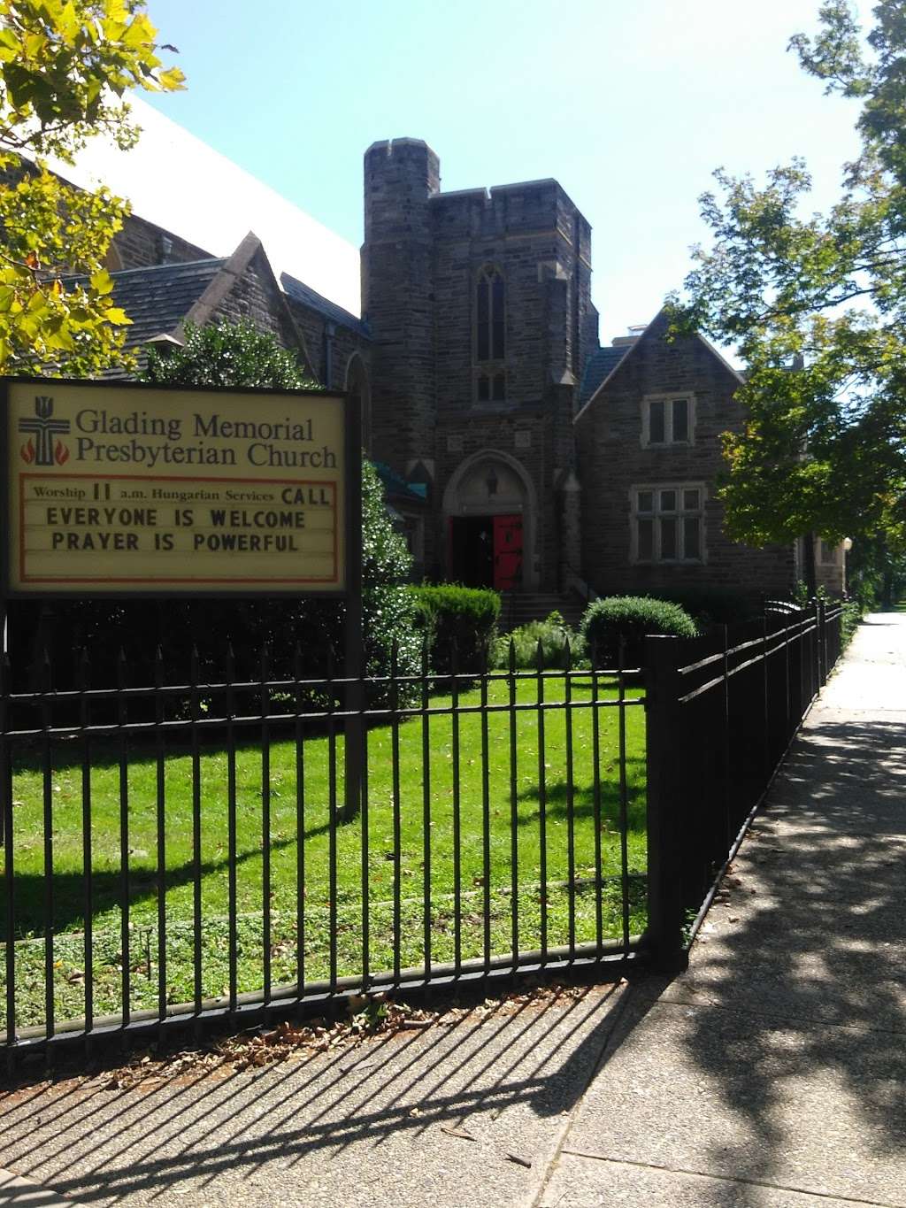 Glading Memorial Presbyterian | 1267 E Cheltenham Ave, Philadelphia, PA 19124, USA | Phone: (215) 533-2572