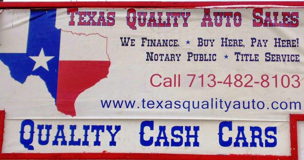 Texas Quality Auto Sales | 13300 Sundale Rd, Houston, TX 77038, USA | Phone: (713) 482-8103