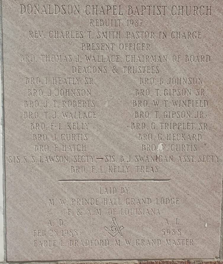 Donaldson Chapel Baptist Church | Baton Rouge, LA 70802, USA | Phone: (225) 344-4480
