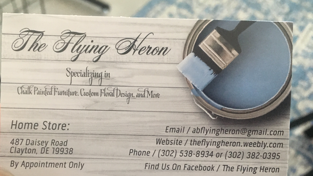 The Flying Heron | 487 Rd 128, Clayton, DE 19938 | Phone: (302) 653-6991