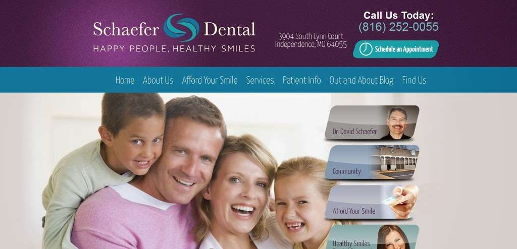 David A Schaefer DDS | 3904 S Lynn Ct, Independence, MO 64055 | Phone: (816) 252-0055