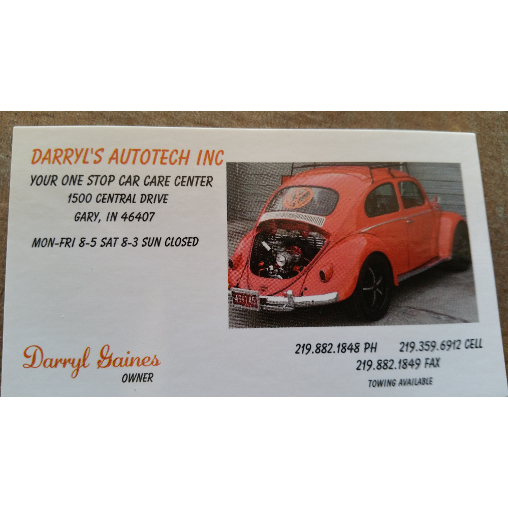 Darryls Auto Tech | 1500 Central Ave, Gary, IN 46407, USA | Phone: (219) 882-1848