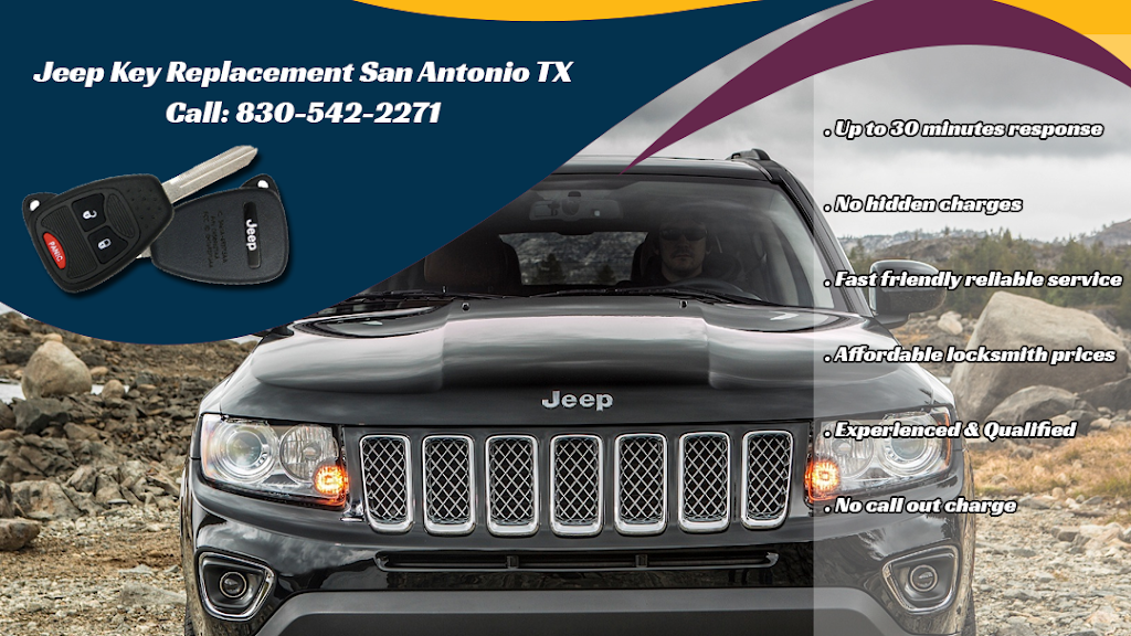 Jeep Key Replacement San Antonio TX | 16675 Huebner Rd, San Antonio, TX 78248 | Phone: (830) 542-2271