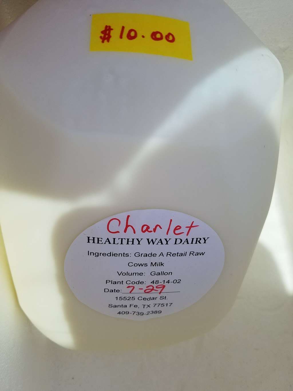 Healthy Way Dairy | 15526 Cedar St, Santa Fe, TX 77517 | Phone: (409) 739-2389