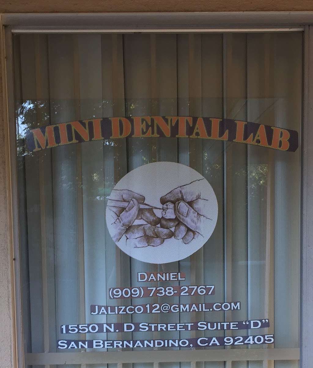 Mini dental laboratory | 1560-1500 N D St, San Bernardino, CA 92405, USA | Phone: (909) 738-2767