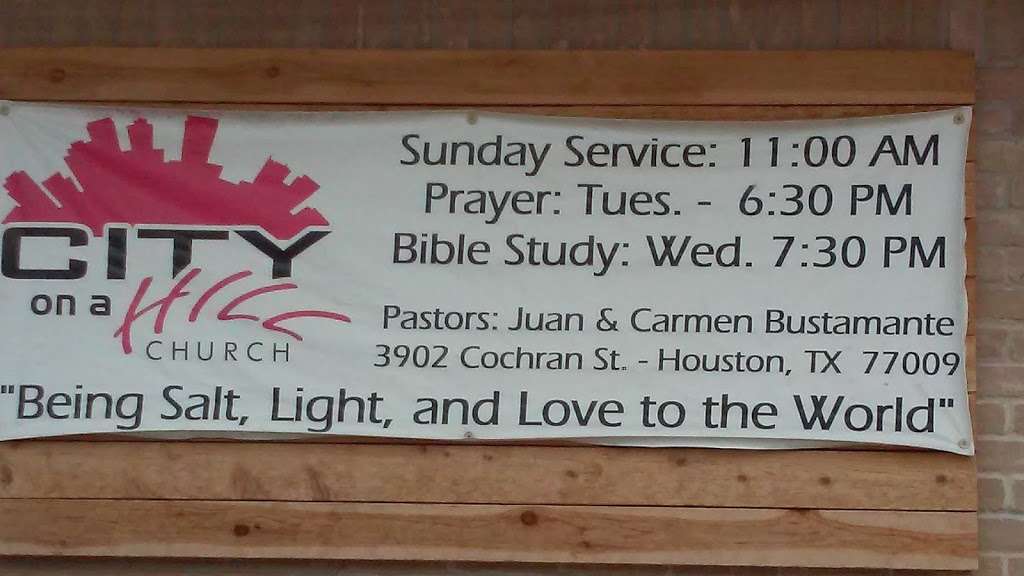 City On A Hill Church | 3902 Cochran St, Houston, TX 77009 | Phone: (713) 694-8185