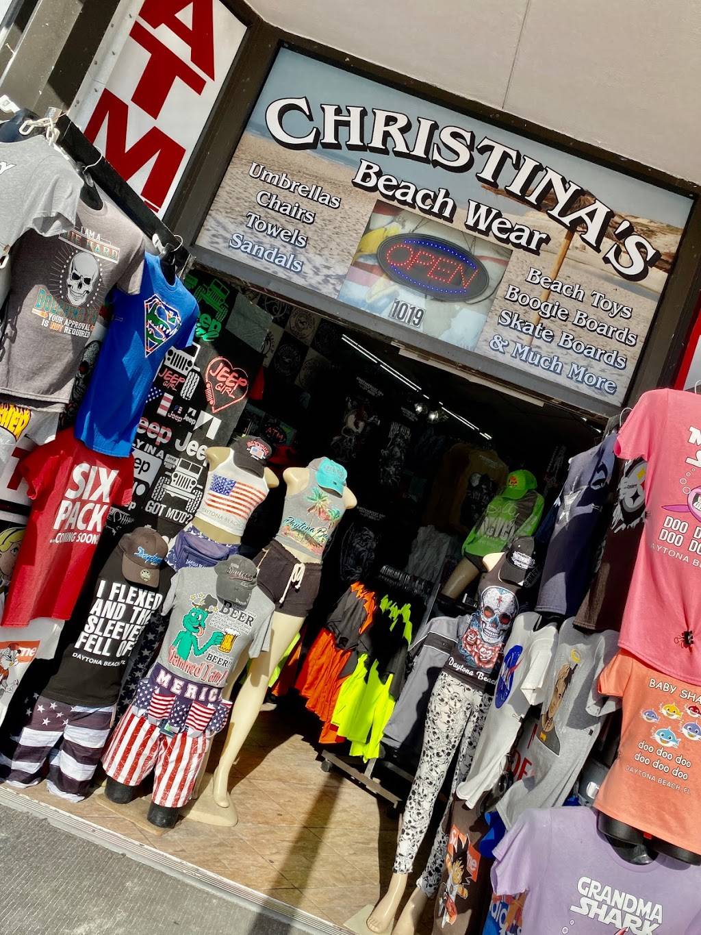 Christinas Beachwear & Gifts | 1019 Main St, Daytona Beach, FL 32118, USA | Phone: (386) 255-9132