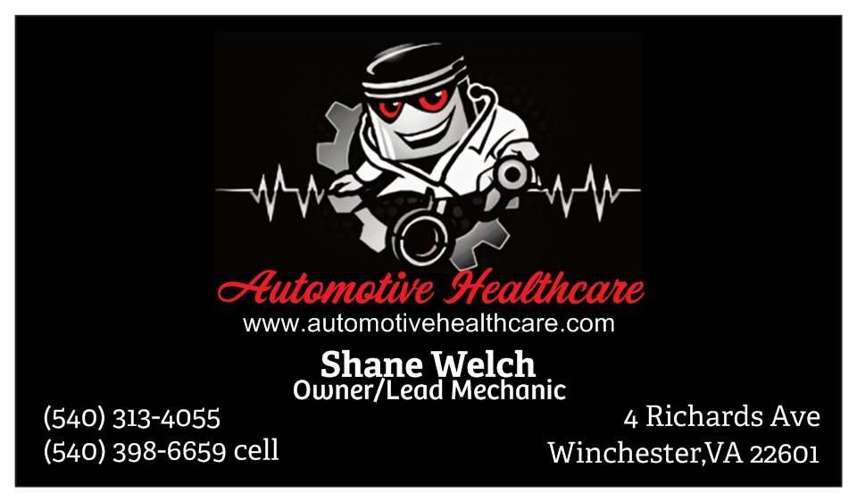 Automotive Healthcare LLC - Auto Repair Shop, Mobile Mechanic, C | 4 Richards Ave, Winchester, VA 22601, USA | Phone: (540) 398-6659