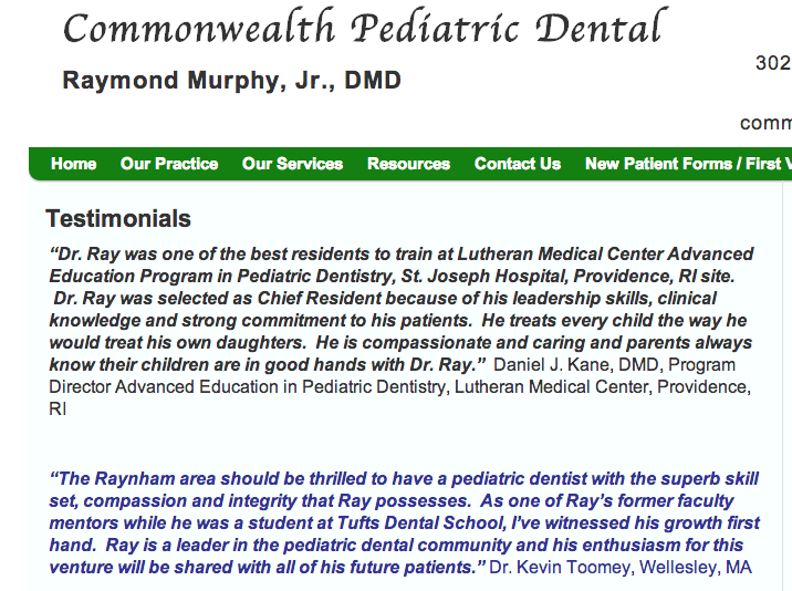 Commonwealth Pediatric Dental | 302 Broadway #1, Raynham, MA 02767, USA | Phone: (508) 884-4000