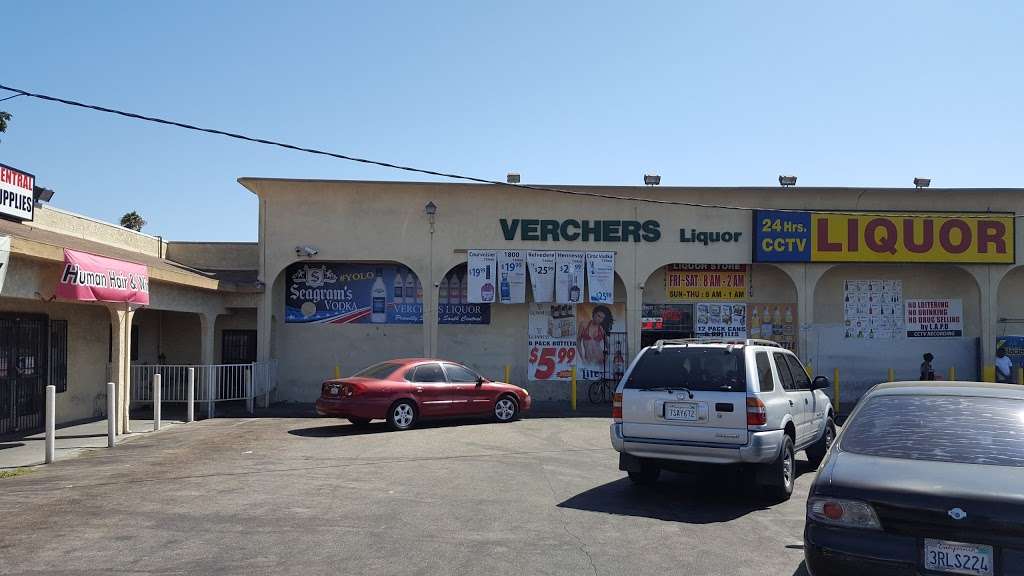 Verchers Central Liquor Store | 12020 S Central Ave, Los Angeles, CA 90059, USA | Phone: (323) 566-3300