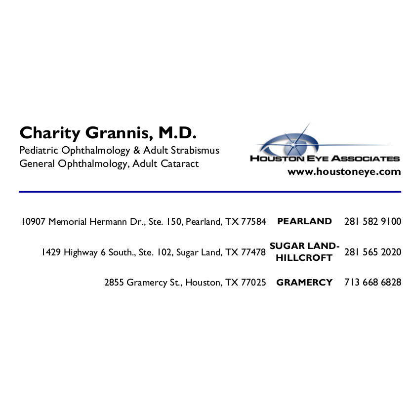Dr. Charity H. Grannis, MD | 1429 Hwy 6, Sugar Land, TX 77478, USA | Phone: (281) 565-2020