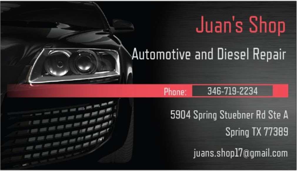 Juans Shop Auto And Diesel Repair | 5904 Spring Stuebner Rd Ste A, Spring, TX 77389, USA | Phone: (346) 719-2234