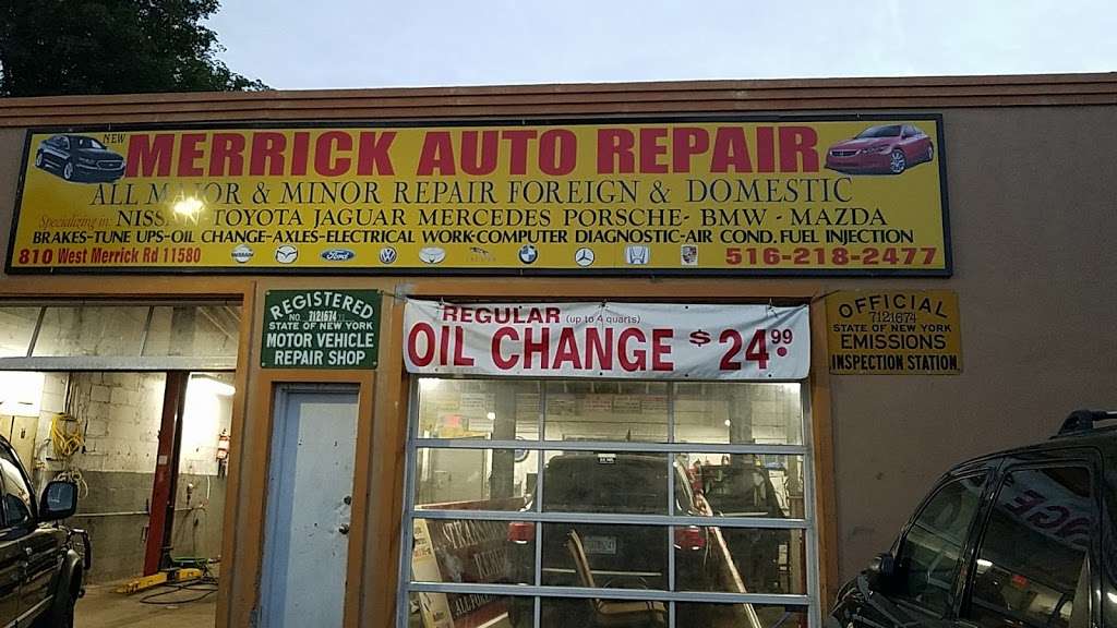 Merrick Auto Repair | 810 W Merrick Rd, Valley Stream, NY 11580, USA | Phone: (516) 218-2477