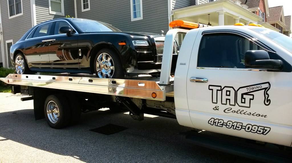 Tag Towing & Collision | 5945 Buttermilk Hollow Rd, Pittsburgh, PA 15207, USA | Phone: (412) 915-0957