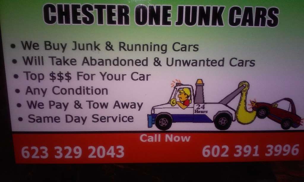 Chester One Junk Cars, auto wrecker yard Phoenix AZ, Cash for Ju | 3406 W Holly St, Phoenix, AZ 85009, USA | Phone: (623) 329-2043