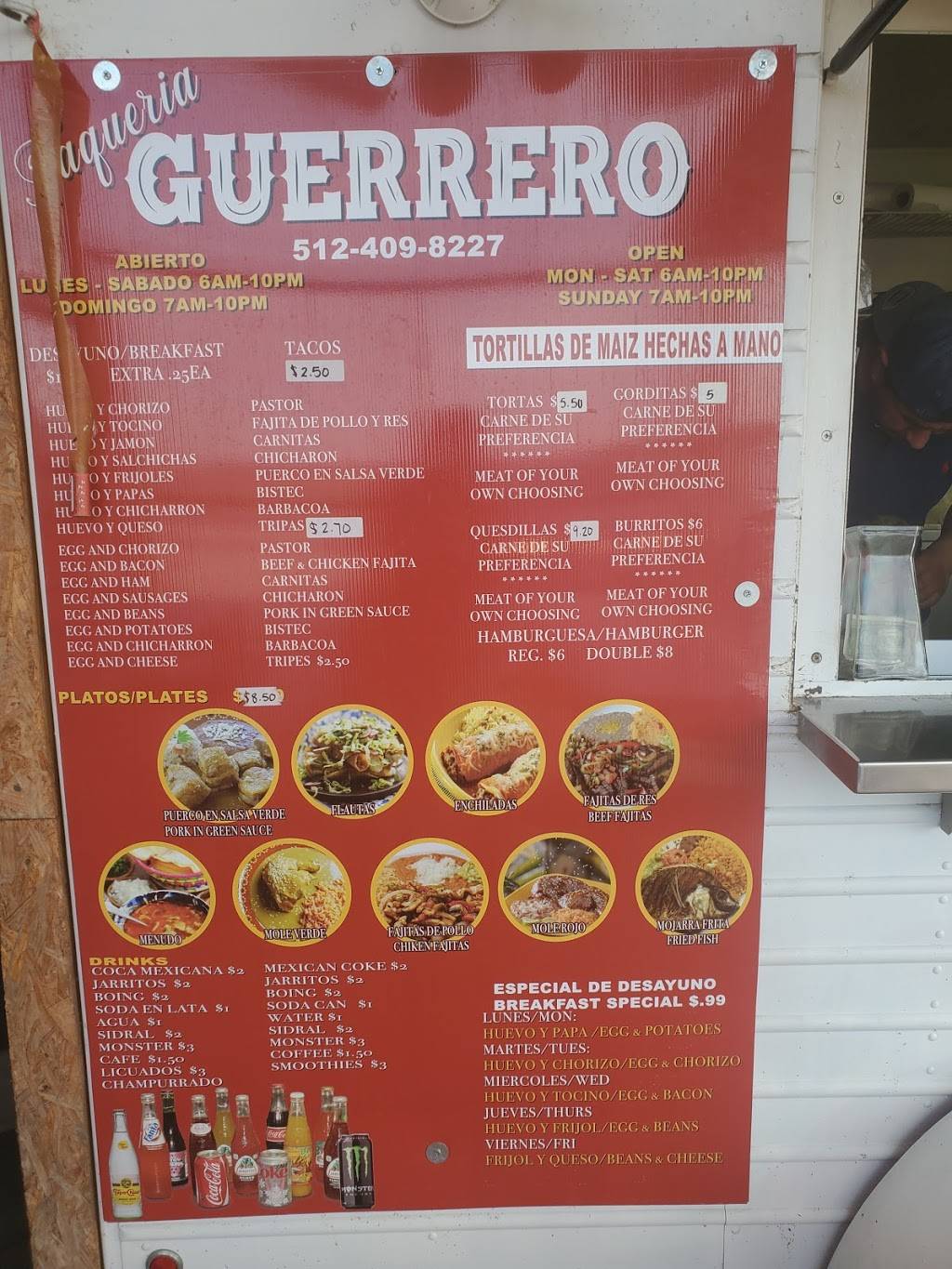 Taqueria Guerrero | 13593 FM1854, Dale, TX 78616, USA | Phone: (512) 409-8227