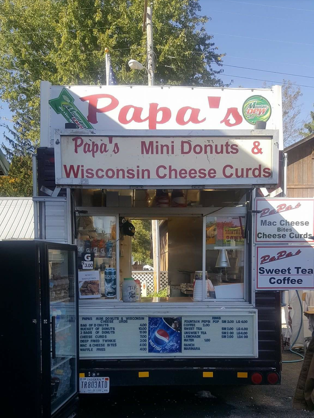 Papas Mini Donuts & Cheese Curds | 15310 Morse St, Lowell, IN 46356, USA | Phone: (219) 746-4562