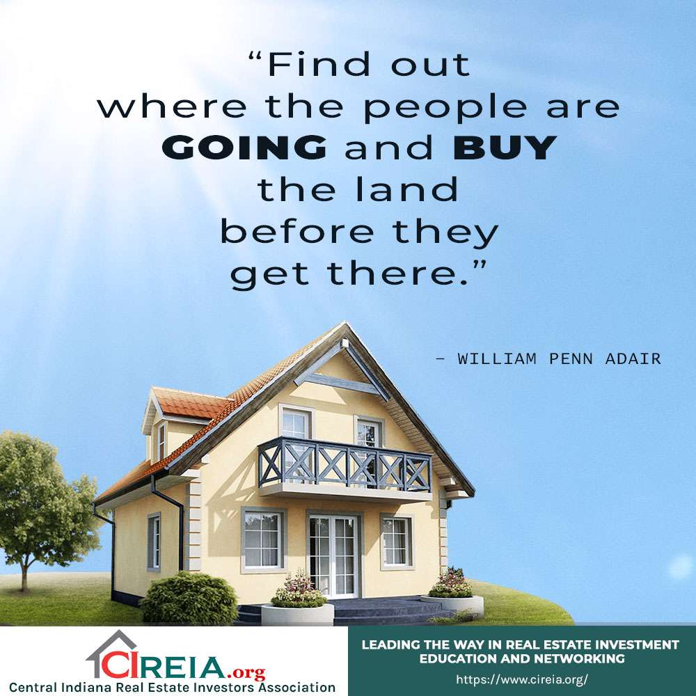 Central Indiana Real Estate Investors Association (CIREIA) | 2155 Kessler Blvd W Dr, Indianapolis, IN 46228, USA | Phone: (317) 670-8491