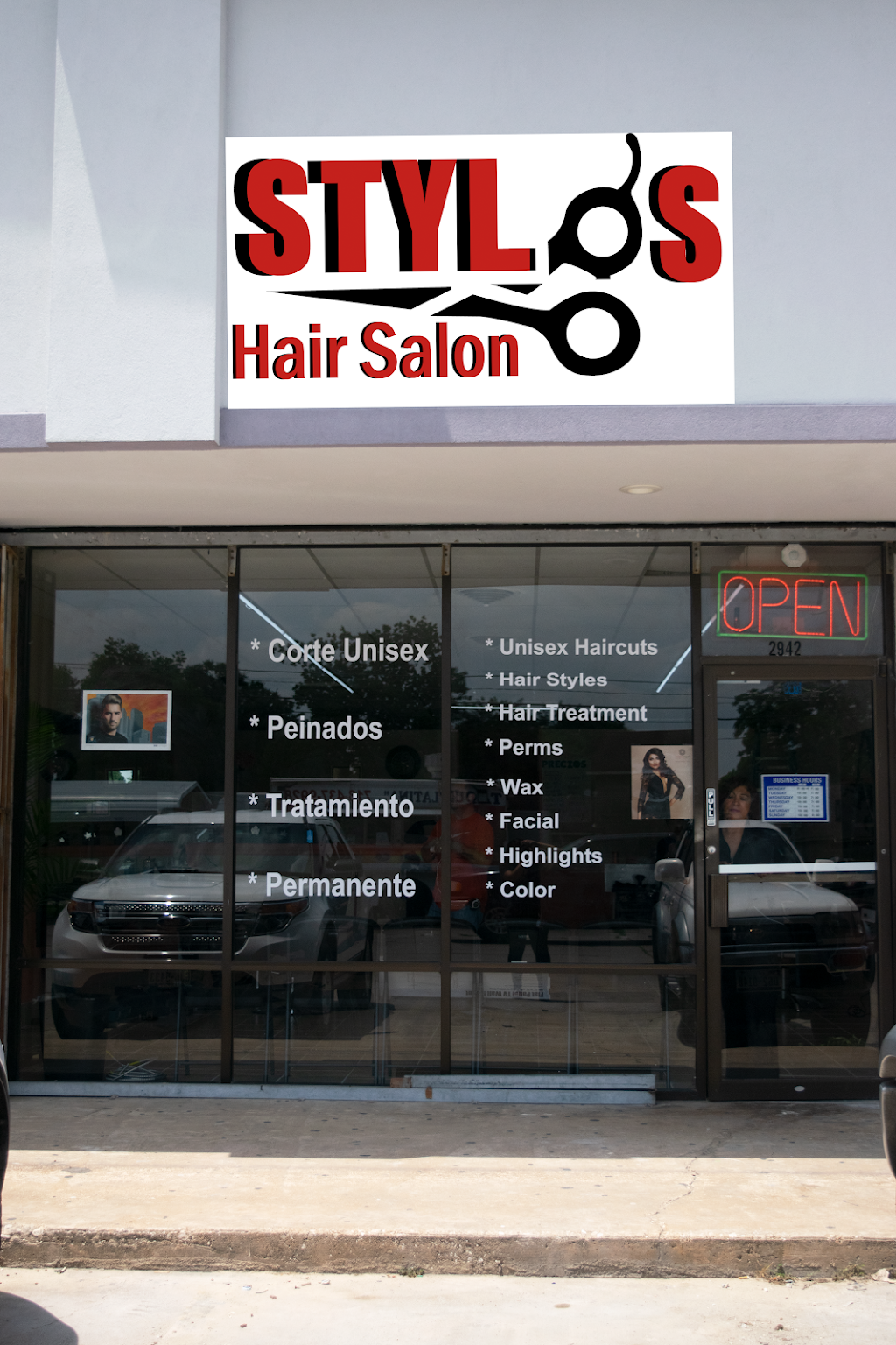 Stylos Hair Salon | 2952 Gears Rd, Houston, TX 77067, USA