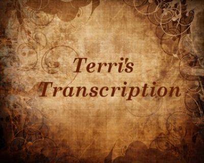 Terris Medical Transcription | PO Box 720698, Oklahoma City, OK 73172 | Phone: (405) 722-4868