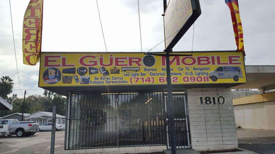 El Guero Mobile Estereos Y Alarmas | 1810 W Edinger Ave, Santa Ana, CA 92704, USA | Phone: (714) 602-0908