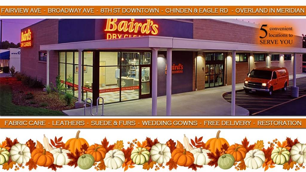 Bairds Dry Cleaners (Fairview-Boise) | 5702 W Fairview Ave, Boise, ID 83706, USA | Phone: (208) 377-1550