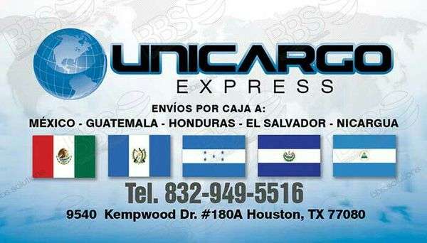 Unicargo Express Houston | 9540 Kempwood Dr #180a, Houston, TX 77080 | Phone: (832) 949-5516