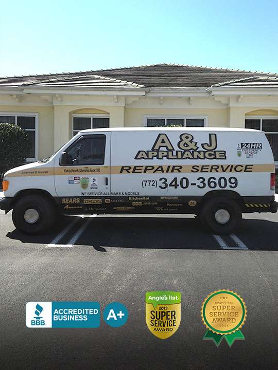 A & J Appliance Repair Service | 6526 S Kanner Hwy #194, Stuart, FL 34997, USA | Phone: (772) 340-3609