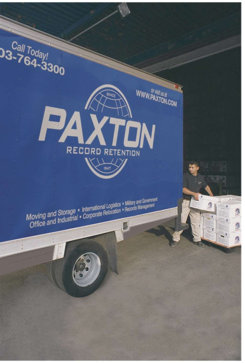 Paxton Record Retention, Inc. | 5280 Port Royal Rd, Springfield, VA 22151 | Phone: (703) 764-3300