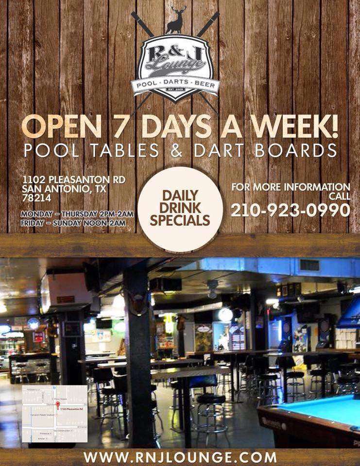 R & J Lounge | 1102 Pleasanton Rd, San Antonio, TX 78214, USA | Phone: (210) 923-0990